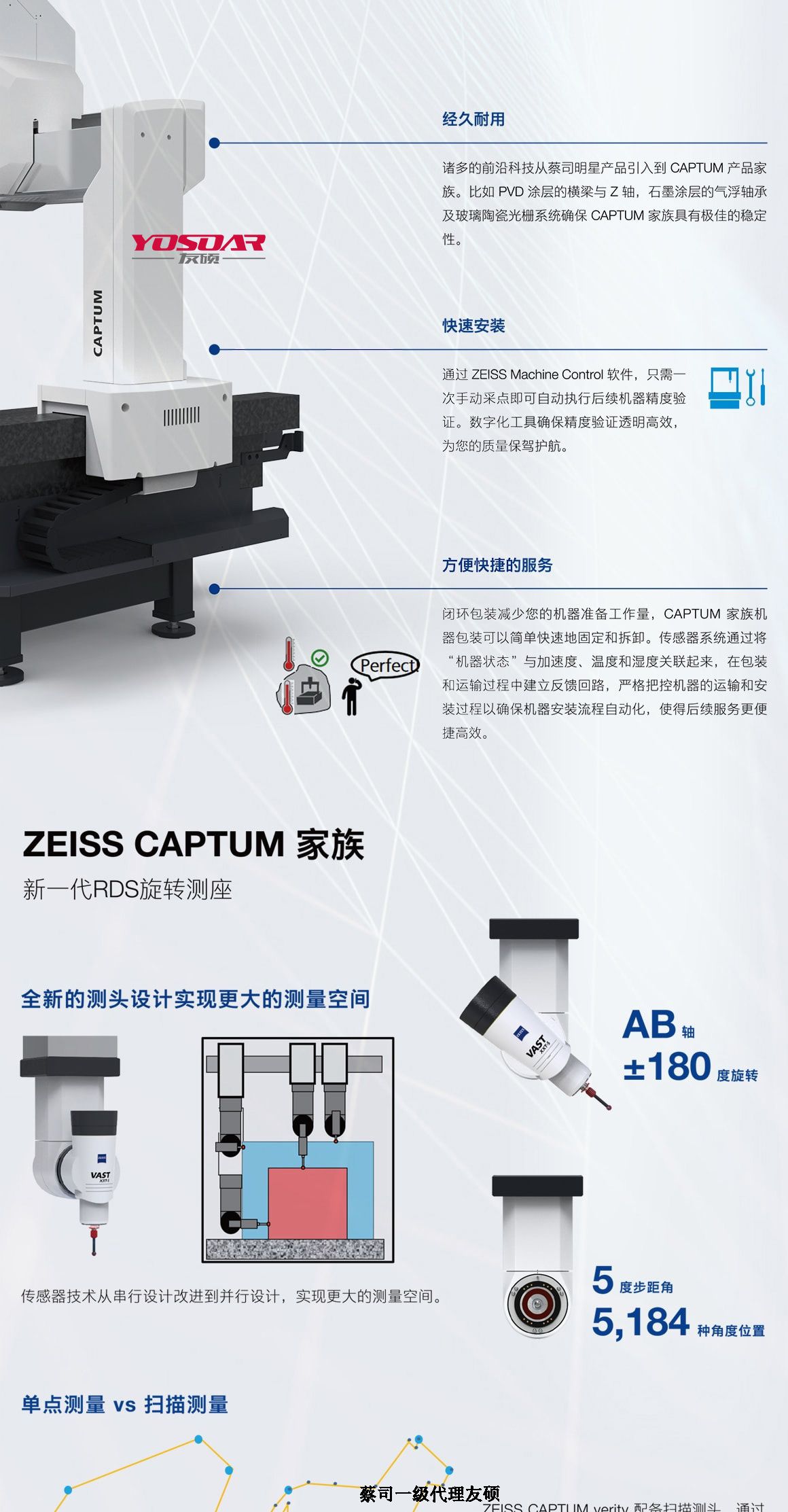 舒兰蔡司三坐标CAPTUM